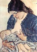 Stanislaw Wyspianski Motherhood, USA oil painting artist